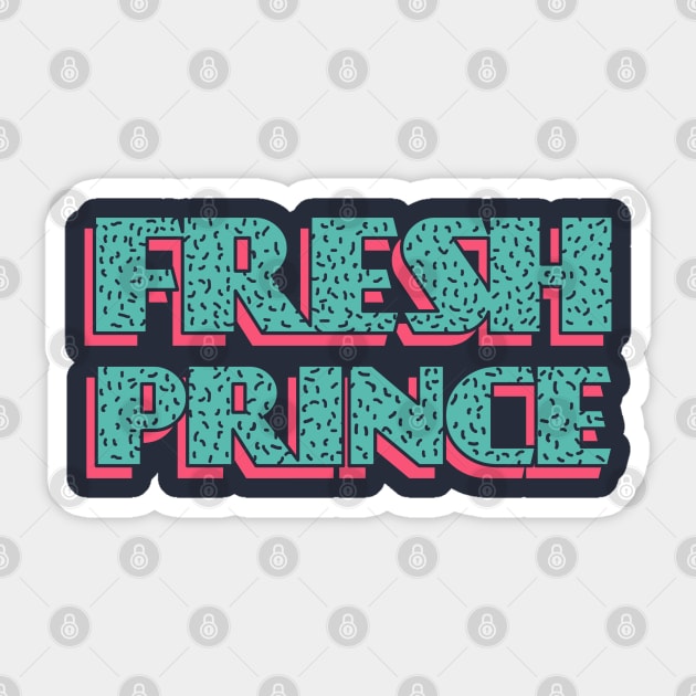 Fresh Prince Sticker by TheAnchovyman